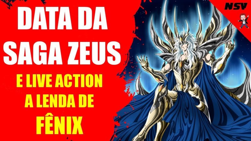 SAGA DE ZEUS DE CAVALEIROS DO ZODÍACO CONFIRMADA PARA 2022