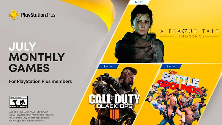 PS Plus em julho