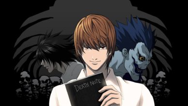 Animes para começar a ver animes. Na foto, Death Note.