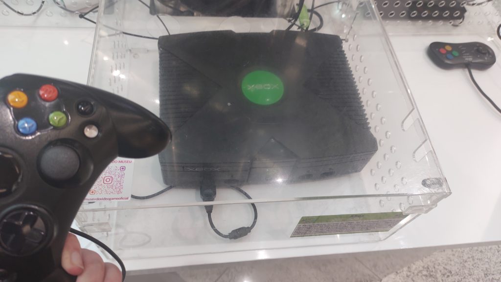 XBOX Original disponível para jogar na exposição