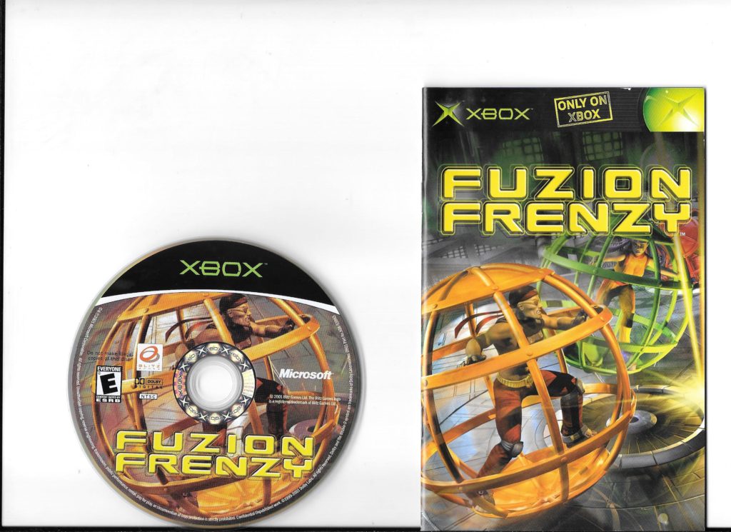 CD e Manual do Fuzion Frenzy