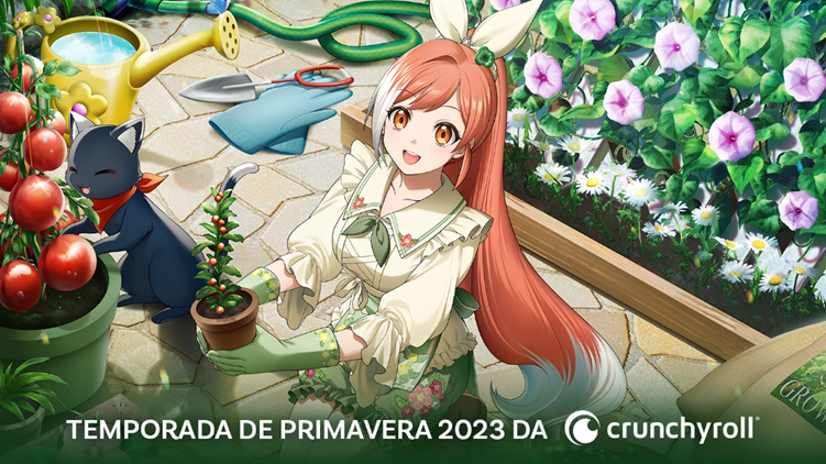 Calendário de anime de menina gato 2023