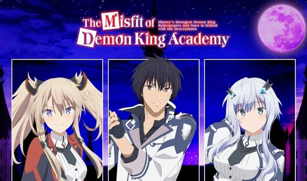 Adaptação em anime de The Misfit of Demon King Academy ganha previsão de  estreia e elenco de dublagem - Crunchyroll Notícias