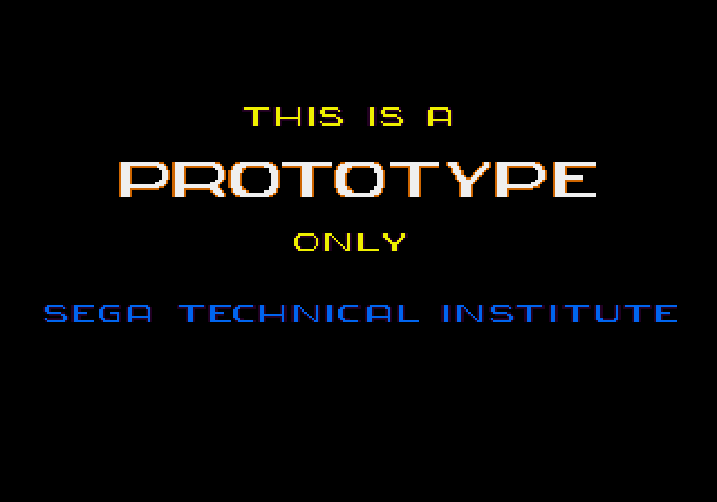 Sega Technical Institute