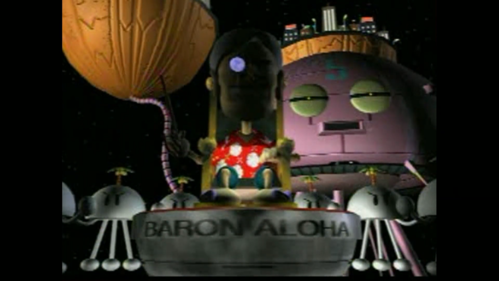 Baron Aloha e os MuuMuus - ©1995 Sony Interactive Entertainment Inc.